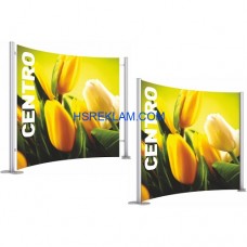 Centro stand Oval 3 Panel